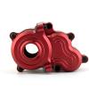 Aluminum Transmission Case Center Gearbox Cover Shell Compatible for Traxxas E-Revo VXL 2.0 RC Truck Upgrade Part 8691(red) view 3