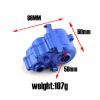 Aluminum Transmission Case Center Gearbox Cover Shell Compatible for Traxxas E-Revo VXL 2.0 RC Truck Upgrade Part 8691(red) view 4