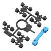 GoolRC Metal Adjustable Suspension Mount XH 22055 Replacement for Tamiya XV01 XV01T XV02 XV-02 Pro 1/10 Remote Control Car Upgrade Parts Accessories view 3