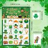 JGCWorker St. Patrick's Day Bingo Game - Fun Party Supplies for Kids Adults, 24 Players, Festive Irish Themed Craft Cards for School Classroom, Family Activities, and St. Patty's Party Favors view 2