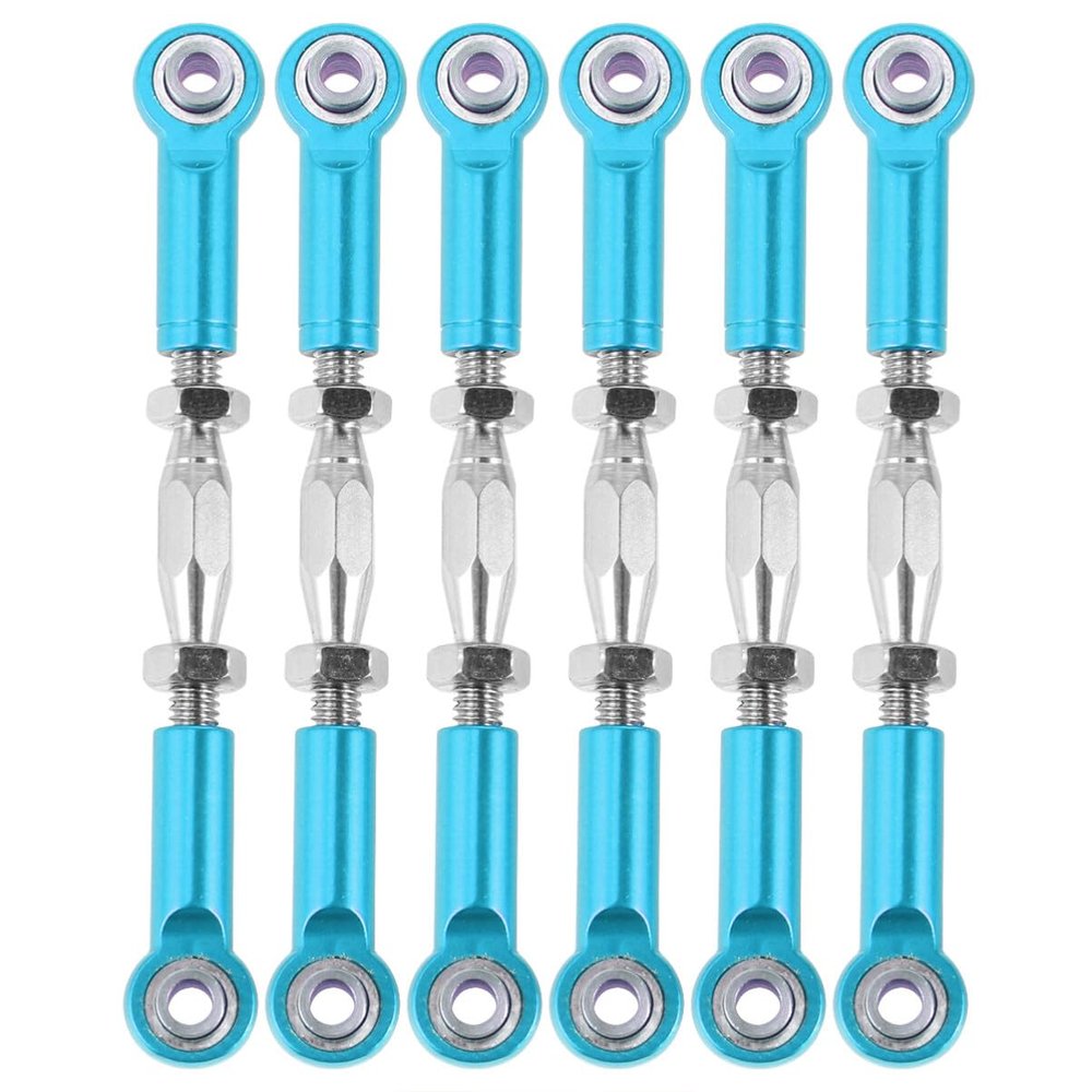 VICASKY Upgrade Your Car 6pcs 71mm Steel Turnbuckle Rods for Precision Steering