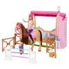 Barbie - Playset Stable Doll and Horse - 6 Play Areas & 25 Accessories Included - Inspired by Netflix Barbie Mysteries: The Great Horse Chase Kids Toy 3+ Years HXJ44 view 4