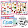 Pretend Resturant Menus For Kids, Diner Menu Playset For Play Food Play Kitchen Accessories, Kids Kitchen playset, Kitchen Set For Toddlers, Toy Kitchen Toys By PlayfulPrints view 1