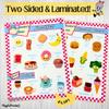 Pretend Resturant Menus For Kids, Diner Menu Playset For Play Food Play Kitchen Accessories, Kids Kitchen playset, Kitchen Set For Toddlers, Toy Kitchen Toys By PlayfulPrints view 3