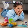 Lollipop Baby Shark Cooking Adventure Set: Play Kitchen with Pots, Pans, Utensils, Measuring Cup, Tea Kettle, Salt, and Pepper Shaker - Great Kids Kitchen Playset view 2