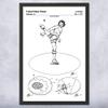 Hacky Sack Patent Framed Print (11x14) Hippie Gifts, Hackysack Art, Dad Gifts, Game Room Art, Hacky Sack Gifts, Gameroom Decor, Wall Art view 1