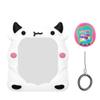Protective Case for Tamagotchi Uni (2023) Virtual Pet Game Machine, Silicone Sleeve Skin Cover Cartoon Shape Protective Shell with Finger Lanyard (White) view 1