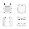 Protective Case for Tamagotchi Uni (2023) Virtual Pet Game Machine, Silicone Sleeve Skin Cover Cartoon Shape Protective Shell with Finger Lanyard (White) view 2