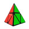 2x2 Pyramid Speed Cube Pyraminx 2x2x2 Triangle Magic Puzzle Cube Toy 2x2 Cube 3D Puzzle Stress Relief Fidget Toy Brain Teasers for Kids Adults (Black Sticker) view 1