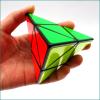 2x2 Pyramid Speed Cube Pyraminx 2x2x2 Triangle Magic Puzzle Cube Toy 2x2 Cube 3D Puzzle Stress Relief Fidget Toy Brain Teasers for Kids Adults (Black Sticker) view 2