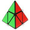 2x2 Pyramid Speed Cube Pyraminx 2x2x2 Triangle Magic Puzzle Cube Toy 2x2 Cube 3D Puzzle Stress Relief Fidget Toy Brain Teasers for Kids Adults (Black Sticker) view 4