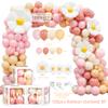 YJDFWAUT Two Groovy Party Decorations, Two Groovy Birthday Party Supplies, Daisy Groovy 2nd Birthday Dcor, Daisy Boho Rainbow Second Bday Decor for Baby Girl view 3