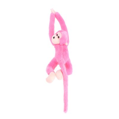 Abaodam Hanging Monkey Plush Stuffed Animal, Long Arm Monkey Plush Toy, Stuffed Animal for Kids Room Decor, Nursery, Playroom, Pink, 21 Inch