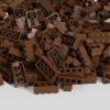 WEBRICK 300 Pcs Classic Building Bricks, Brown Bulk Bricks,Compatible with Major Brands Parts and Pieces, Creative Building Block Toys for Boys Girls Ages 6 7 8 9 10 Year Old view 3