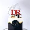 Red Glitter It's Giving DR Cake Topper, Class of 2026/Congrats Nurse/Congrats DR, 2026 Graduation Party Decorations Supplies view 3