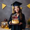Red Glitter It's Giving DR Cake Topper, Class of 2026/Congrats Nurse/Congrats DR, 2026 Graduation Party Decorations Supplies view 4