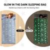 HOMBYS Glow in the Dark Sleeping Bags for 10~12 Years Old Kids, 84"x30" Soft Kids Nap Mat with Pillow and Blanket for Daycare School, Grey Travel Sleep Bag for Childern Girls Boys Truck Travel Camping view 2