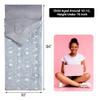 HOMBYS Glow in the Dark Sleeping Bags for 10~12 Years Old Kids, 84"x30" Soft Kids Nap Mat with Pillow and Blanket for Daycare School, Grey Travel Sleep Bag for Childern Girls Boys Truck Travel Camping view 3