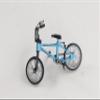 FMS Simulation Mini Mountain Alloy Finger Bike Blue Decoration Fake Props Accessory for FCX18 RC Crawler Car view 2