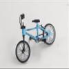 FMS Simulation Mini Mountain Alloy Finger Bike Blue Decoration Fake Props Accessory for FCX18 RC Crawler Car view 3