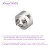 DMiotech 5 Pack 4.1mm Wheel Landing Gear Wheel Stopper for Model Airplane Parts Replacement Upgrade view 4
