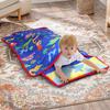 TANOSHII Kids Nap Mat Set 53x21  Includes Pillow and Fleece Blanket  Daycare and Preschool Must Haves for Toddlers  Dinosaur Pattern view 4