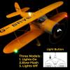 CKYSCHN WLtoys A300 4-Ch RC Plane, Beechcraft D-17 RC Airplanes with Lights, 6G/3D Brushless RC Planes with 2 Batteries, 2.4G Remote Control RC Airplanes Gifts for Adults view 4
