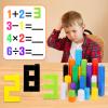 Jenaai 200 Pieces Linking Cubes for Math Counting Cubes, Plastic Counting Blocks, Colorful Math Manipulatives Classroom Learning Supplies for Preschool Activities Boy Girl(Simple Style) view 4