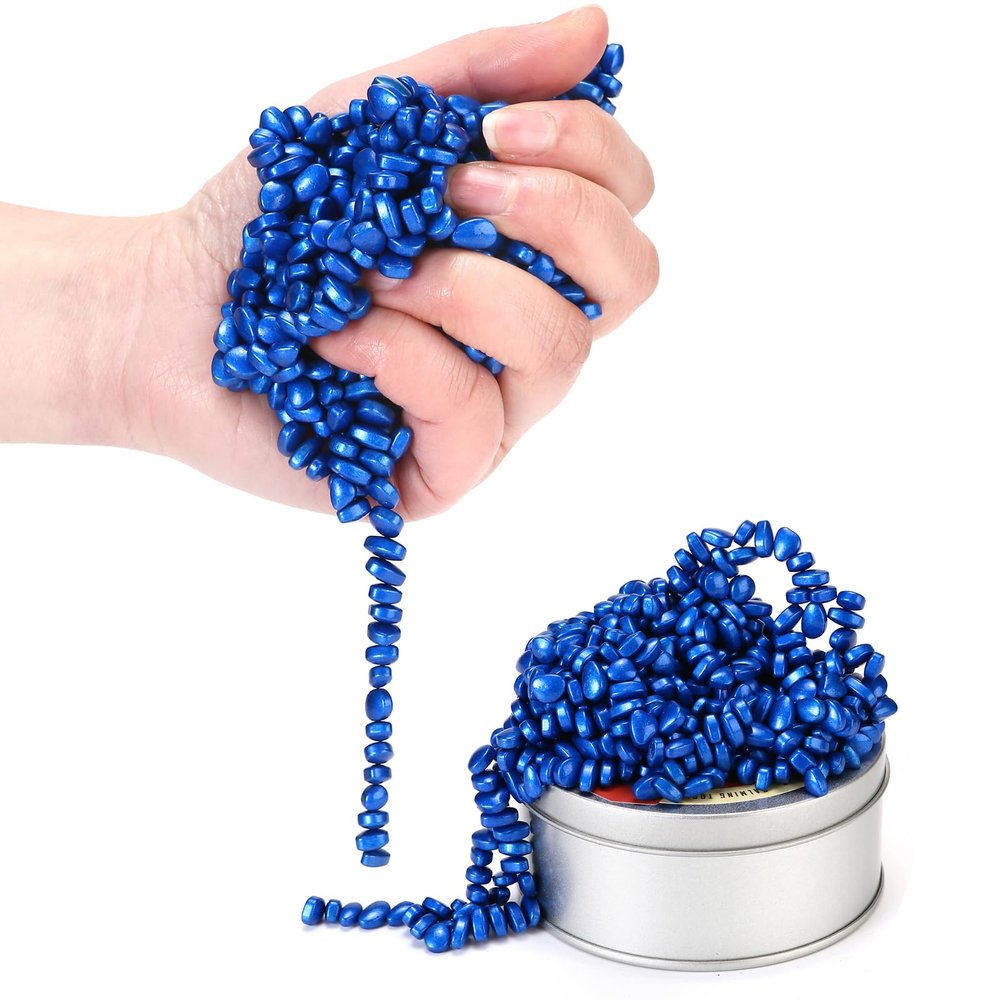 550pcs Blue Magnet Balls Desk Toys for Adults, Ferrite Crags Magnetic Putty Desk Fidget Toys for Office