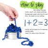 550pcs Blue Magnet Balls Desk Toys for Adults, Ferrite Crags Magnetic Putty Desk Fidget Toys for Office view 3