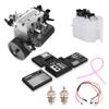 Luminda SEMTO Engine ST-NF2 Model Kit, Mini Inline Double-Cylinder Four-Stroke Air-Cooled IC Engine Model with Ignition Power Module,F-Type Electric Plug,Fuel Tank & Oil Pipe view 1