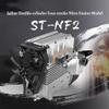 Luminda SEMTO Engine ST-NF2 Model Kit, Mini Inline Double-Cylinder Four-Stroke Air-Cooled IC Engine Model with Ignition Power Module,F-Type Electric Plug,Fuel Tank & Oil Pipe view 2