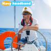 SGBETTER 9 Pack Adjustable Captain Hat Sailor Navy Hat Yacht Marine Admiral Hat for Men Women Halloween Costume Accessory, 3 Styles view 4
