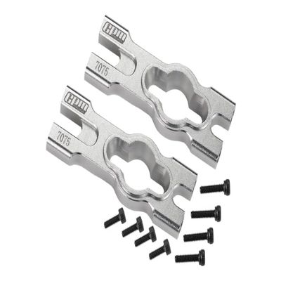 Aluminum 7075 Body Mount Cross Bar for Losi 1/18 Mini LMT 4X4 Brushed Monster Truck RTR-LOS01026 Upgrade Parts - Silver