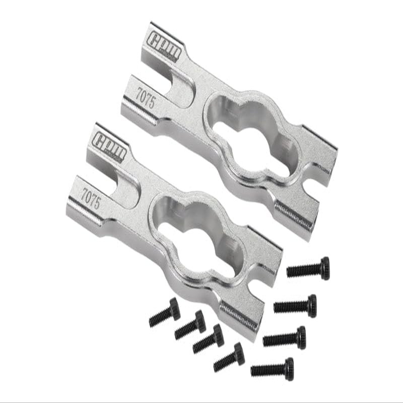Aluminum 7075 Body Mount Cross Bar for Losi 1/18 Mini LMT 4X4 Brushed Monster Truck RTR-LOS01026 Upgrade Parts - Silver