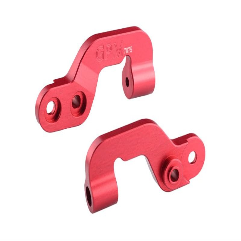 Aluminum 7075 Rear Brace Mount Set for Arrma 1:7 Mojave 4WD EXB/Mojave 6S / Mojave 6S V2 / FIRETEAM 6S / Big Rock 6S Upgrade Parts - Red
