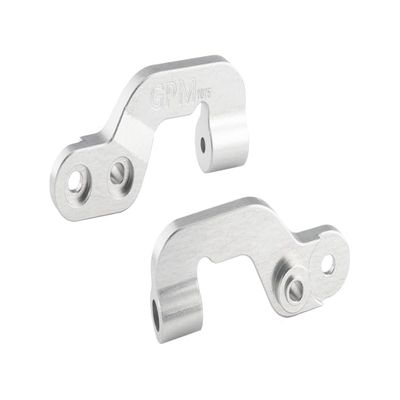 Aluminum 7075 Rear Brace Mount Set for Arrma 1:7 Mojave 4WD EXB/Mojave 6S / Mojave 6S V2 / FIRETEAM 6S / Big Rock 6S Upgrade Parts - Silver