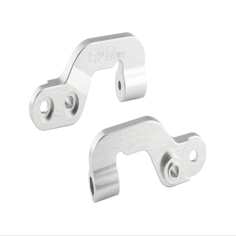 Aluminum 7075 Rear Brace Mount Set for Arrma 1:7 Mojave 4WD EXB/Mojave 6S / Mojave 6S V2 / FIRETEAM 6S / Big Rock 6S Upgrade Parts - Silver