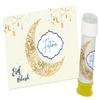 Folat 24900 Decorative Soap Bubbles Stickers Mubarak Pack of 6 Eid Decorative Star Moon Accessories Ramadan, Multi-Coloured view 1