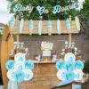 kreat4joy Surf Baby Shower Decorations - Surfboard Balloons, Cake & Cupcake Toppers, Banner Garland for Boy & Girl view 2