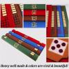 1PCS Mahjong Mat 30.7-inch 32.7-inch 34.7-inch 31.5-inch Non-Slip and Noise Reduction Mahjong Card Game Table mat, with Bag (Color : Blue, Size : 32.7x32.7inch) view 3