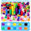 Jenaai 1000 Pieces Linking Counting Cubes, Plastic Counting Blocks, Colorful Math Cubes, Math Manipulatives Classroom Learning Supplies for Preschool Activities Boys Girls(Classic Style) view 3