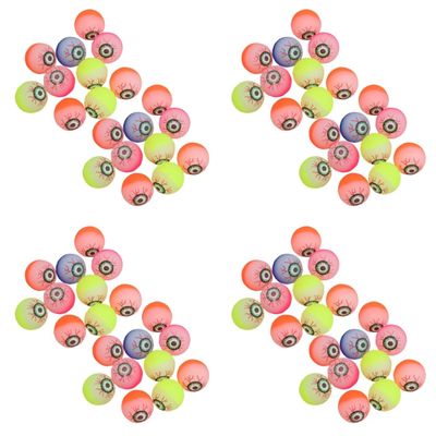 VICASKY 80 Pieces Fake Eyeballs Glow in the Dark Bouncy Balls Bouncy Nativity Crafts Bouncy Bouncy Halloween
