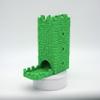HERO Creations Dice Tower for Dungeons & Dragons, Pathfinder, Warhammer, RPG and Table Top Games, Black (Green) view 4