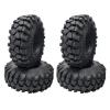 Tsolay 4PCS 1.9 Inch Rubber Tyre 1.9 Wheel Tires 108X40MM for 1/10 RC Crawler for for Traxxas TRX4 Axial SCX10 III AXI03007 90046 Modification Accessories, Tsolay-01 view 1