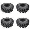 Tsolay 4PCS 1.9 Inch Rubber Tyre 1.9 Wheel Tires 108X40MM for 1/10 RC Crawler for for Traxxas TRX4 Axial SCX10 III AXI03007 90046 Modification Accessories, Tsolay-01 view 4