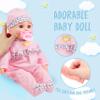 SMILESSKIDDO Interactive Baby Doll Pink - 16 Inch Crying Talking Feeding Dolls with Different Sounds and Accessories, Pretend Play Preschool Toys for 2 3 4 5+ Year Old Girls Boys Gift view 3