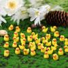 50pcs Mini Resin Duck, Miniature Ducks Tiny Ducks to Hide Small Ducks Mini Resin Figures Mini Resin Animals Decorations for DIY Crafts Party Micro Landscape Ornaments view 4