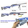 AGM MASTECH M24 Foam Blaster, Shell Ejecting, Safety Switch, Adjustable Stock 41.8 Inch, Scope, 40 Darts, 20 Casings, 2 Mags, Tactical Game Gear for Teens 14+ years Adults view 4