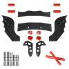 Adjustable Carbon Fiber Rear Wing Mount Set for 1/7 Arrma 6s Limitless F1 Upgrades Parts (Black) view 1